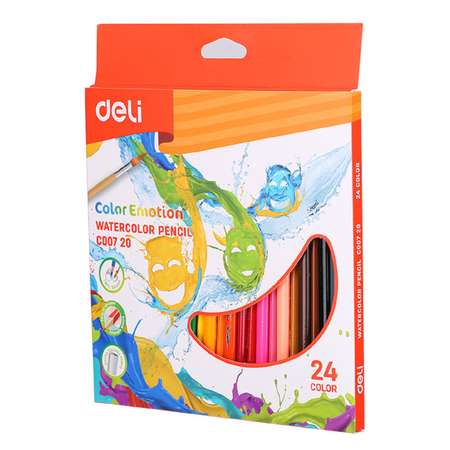 Карандаши цветные Deli Color Emotion 24цвета 1028853