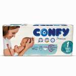 Подгузники CONFY Premium 44 шт. 1