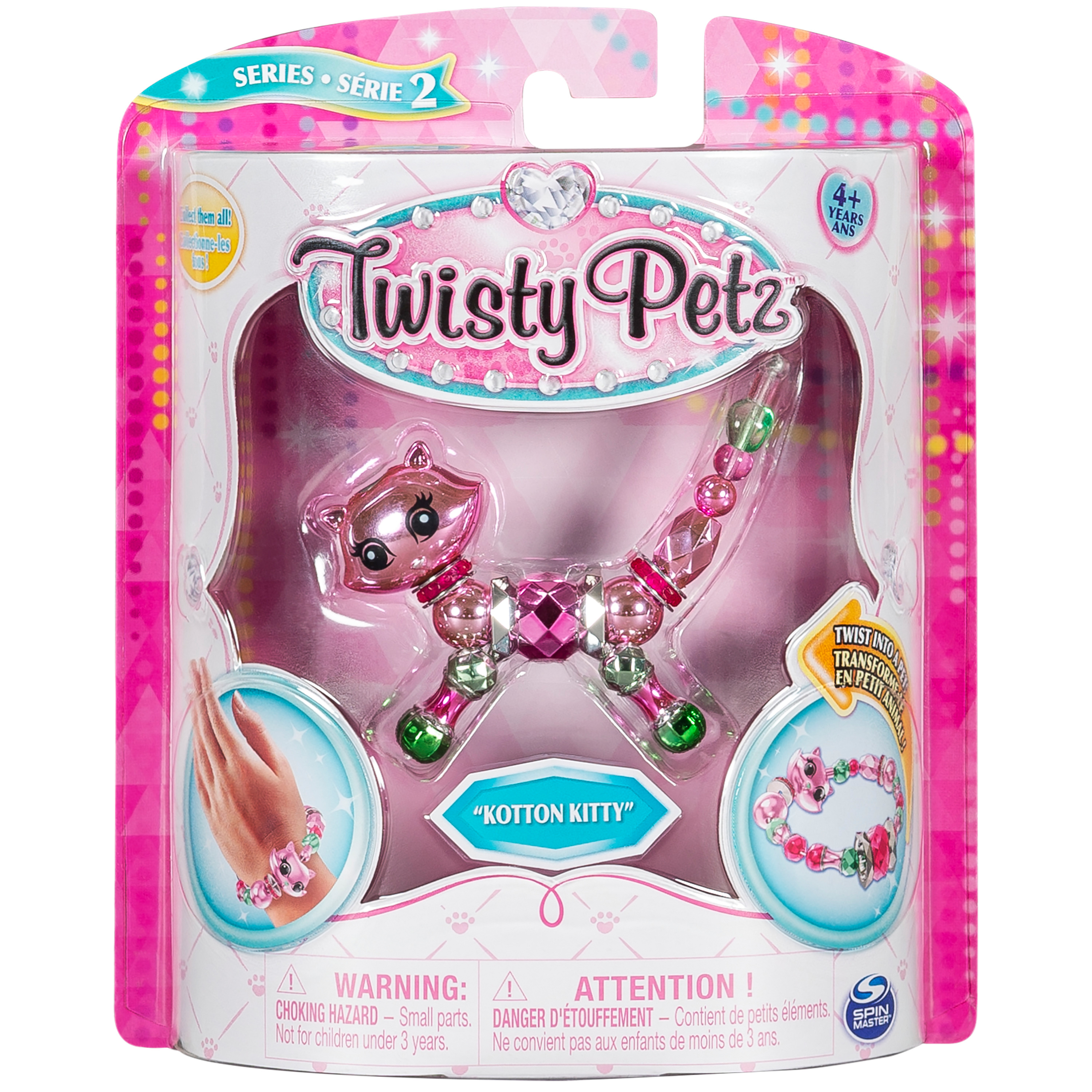 Набор Twisty Petz Фигурка-трансформер для создания браслетов Kotton Kitty 6044770/20107622 - фото 1