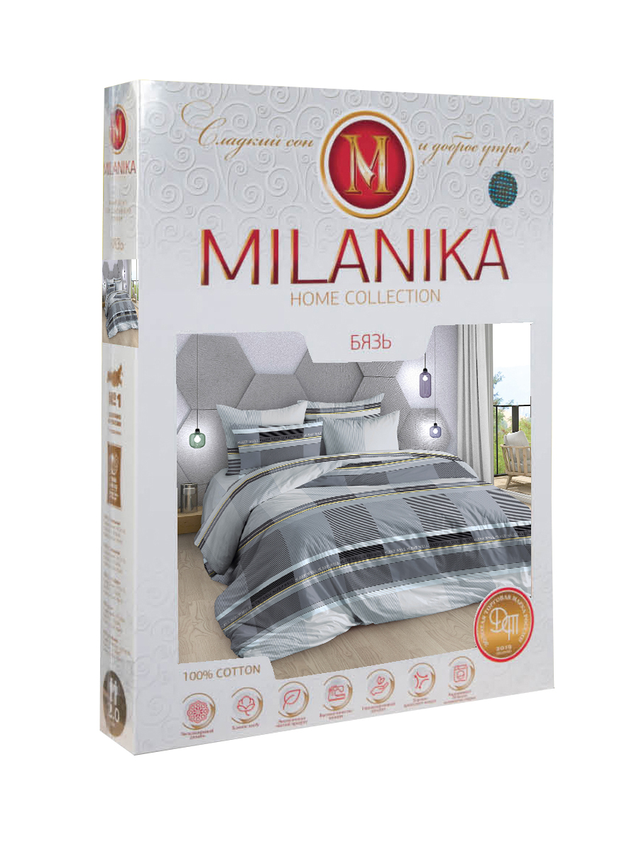 Комплект постельного белья MILANIKA Блюз 4 предмета 2 - фото 8