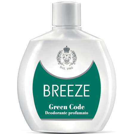 Дезодорант парфюмированный BREEZE green code 100мл