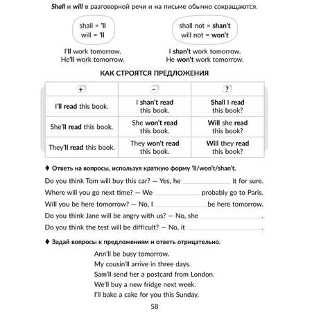Книга ИД Литера Все правила грамматики английского языка с примерами и упражнениями. 2-4 классы