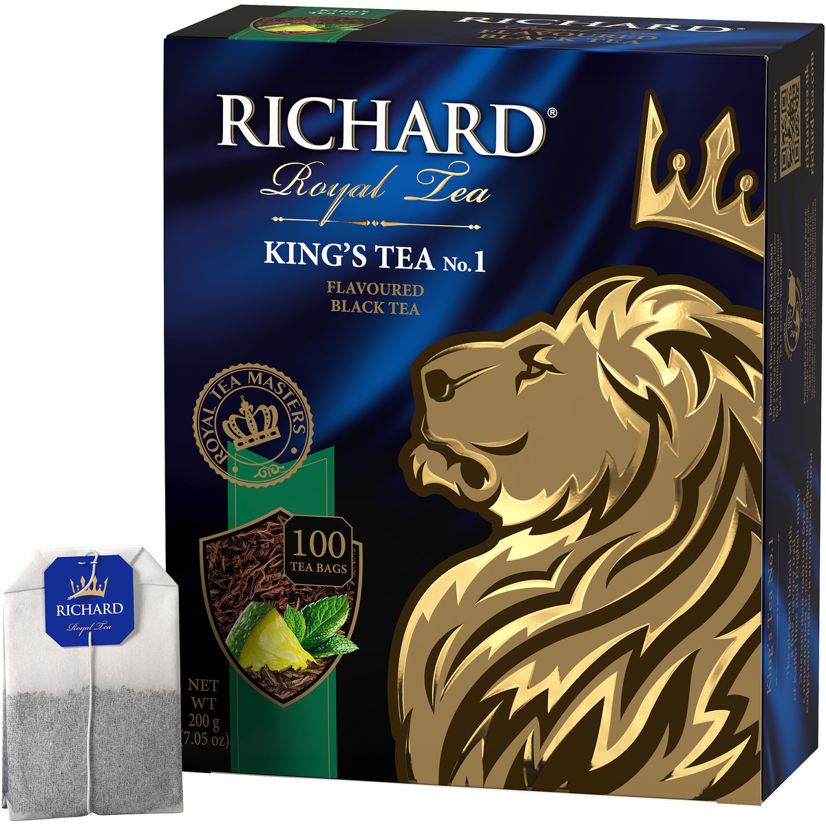Чай черный Richard Kings Tea 100 пакетиков - фото 3