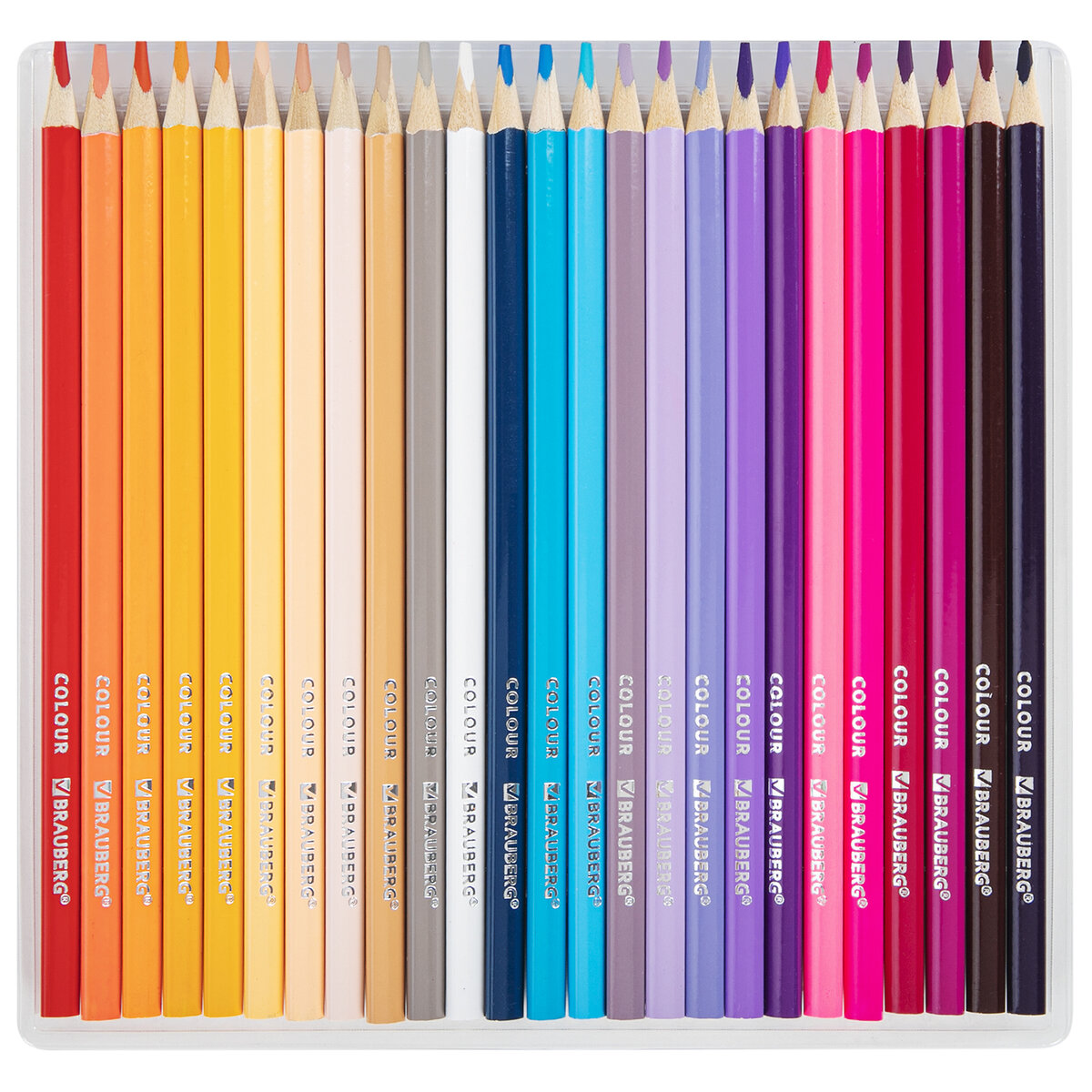 Карандаши цветные Brauberg деревянные для рисования мягкие яркие 50 цветов - фото 12