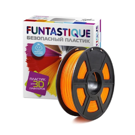 Пластик для 3D печати FUNTASTIQUE ABS 1.75 мм 1 кг Оранжевый