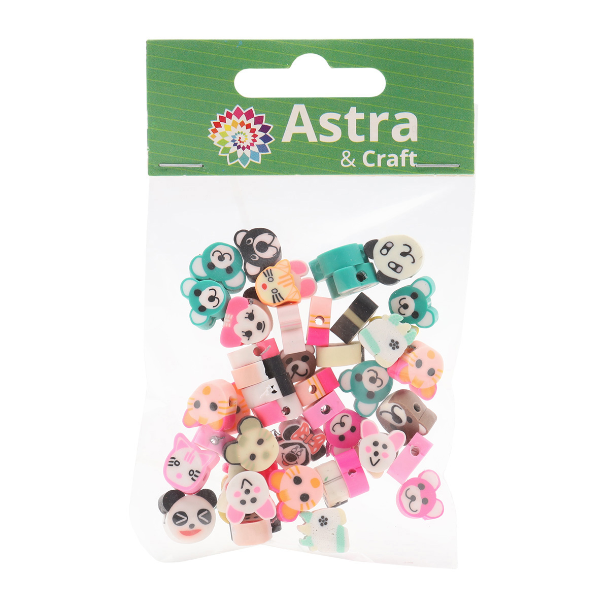 Бусины Astra Craft из полимерной глины зверята 10 мм 20 г - фото 4