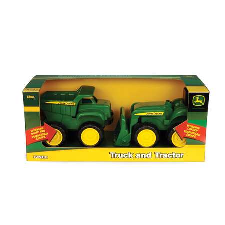 Набор для песочницы Tomy Трактор и самосвал John Deer