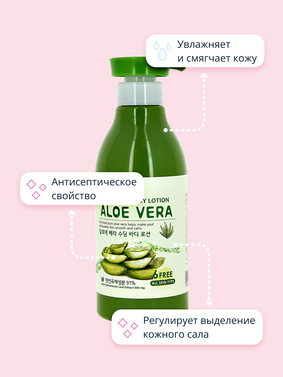 Лосьон для тела Esfolio Aloe vera успокаивающий 500 мл - фото 3