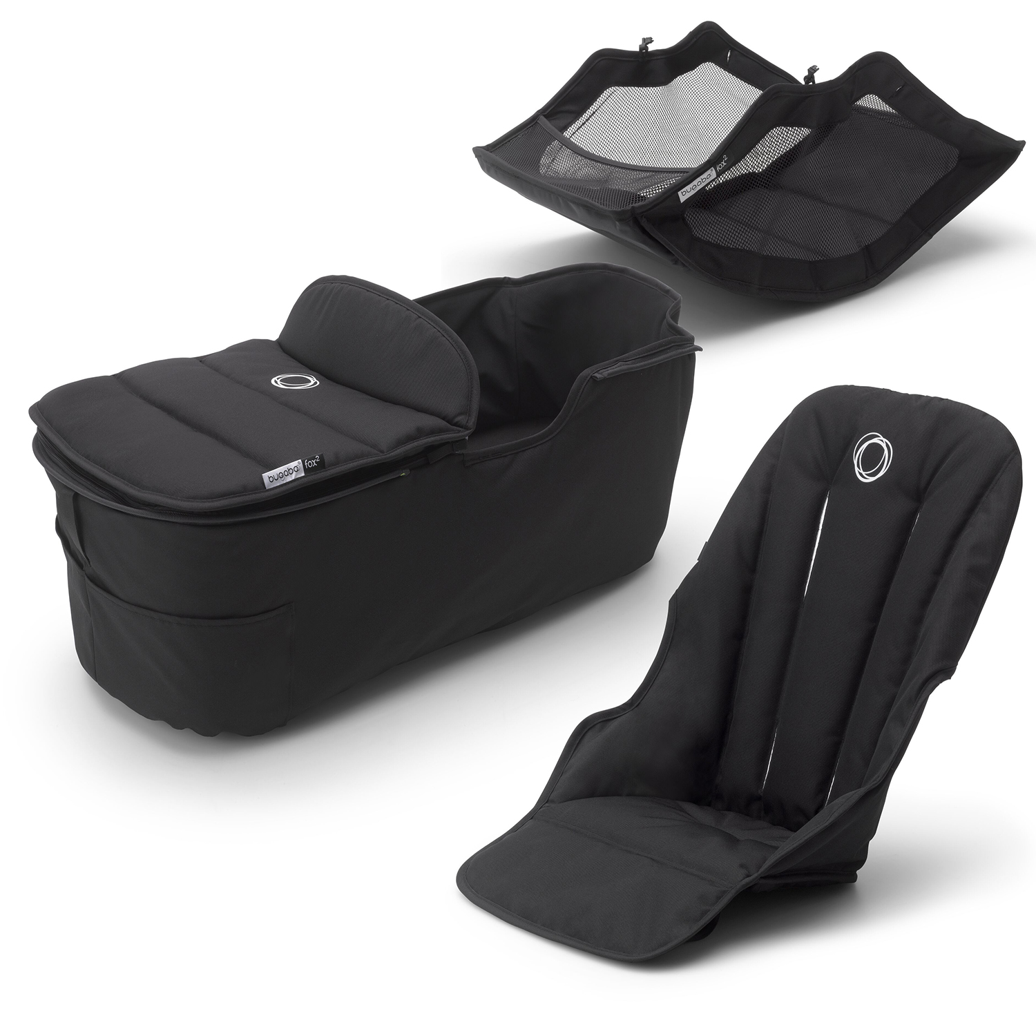 Коляска 2в1 Bugaboo Fox2 Complete Black Black-Fresh White - фото 13