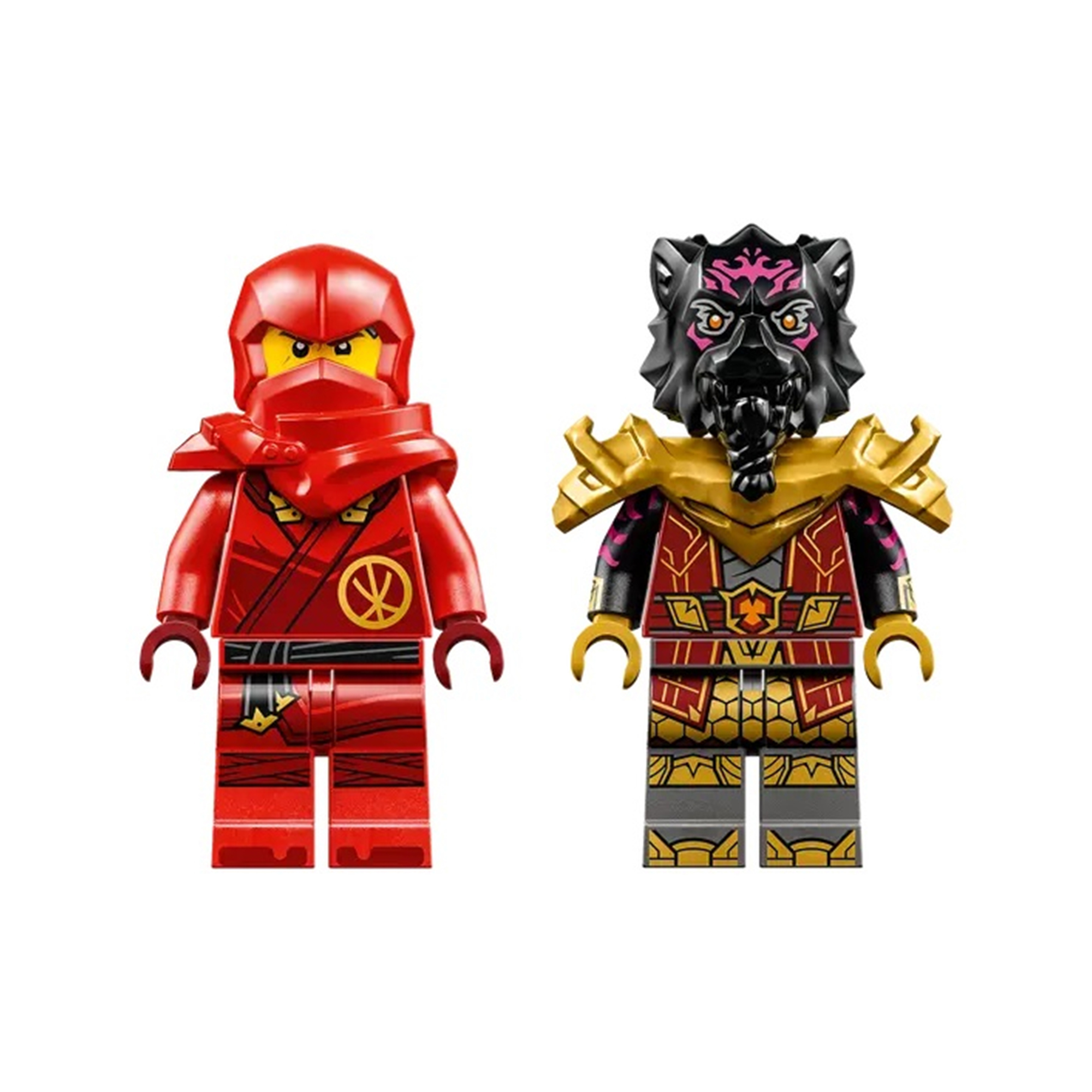 Конструктор LEGO Ninjago LEGO Битва автомобилей и мотоциклов между Каем и Гонкой 71789 - фото 7