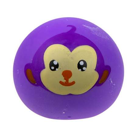 Игрушка-антистресс Крутой замес 1toy шар рожицы обезьяна 6 см