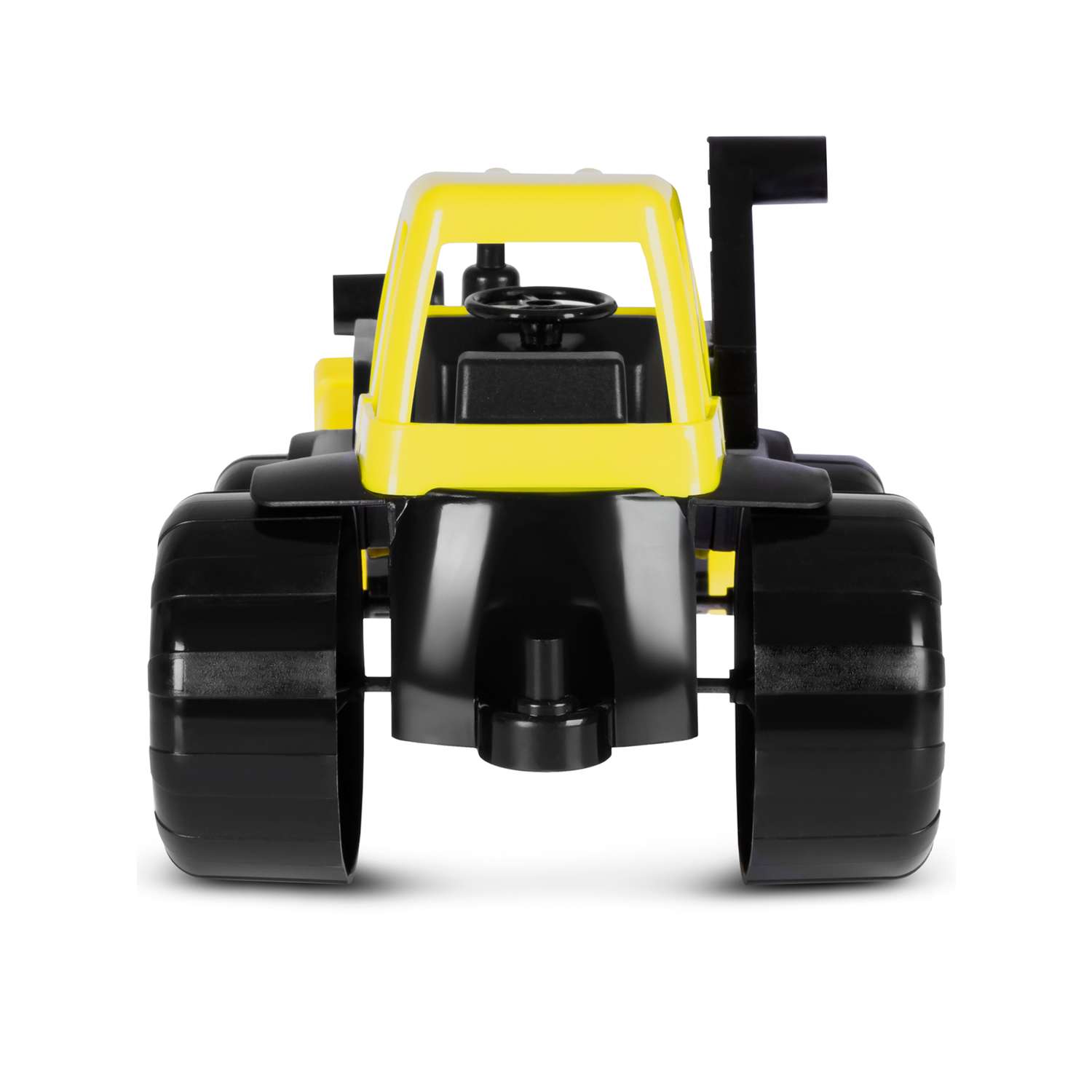 Машинка ДЖАМБО Трактор с ковшом желтый JB5300686 - фото 13
