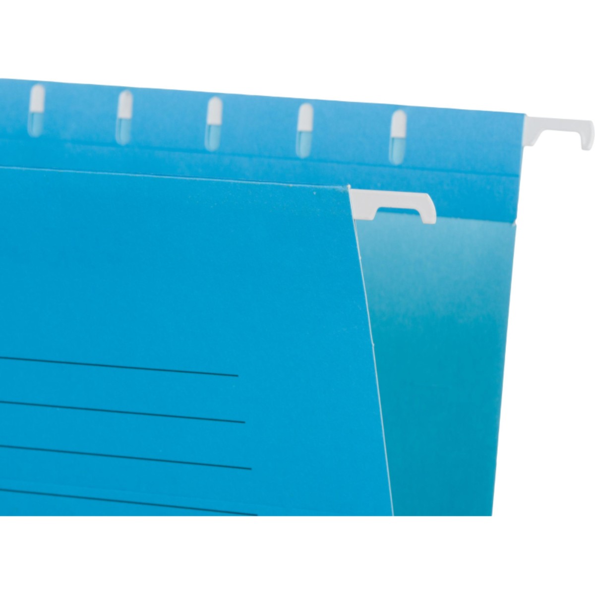 Папка Attache подвесная Foolscape картон синий до 200 листов 5 шт - фото 3