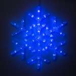 Светодиодная фигура Luazon «Снежинка» 39 см акрил 50 LED 220 В свечение синее