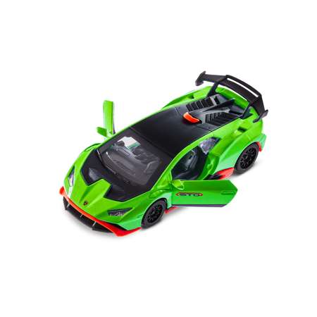 Автомобиль АВТОпанорама Lamborghini Huracan STO 1:40 зеленый