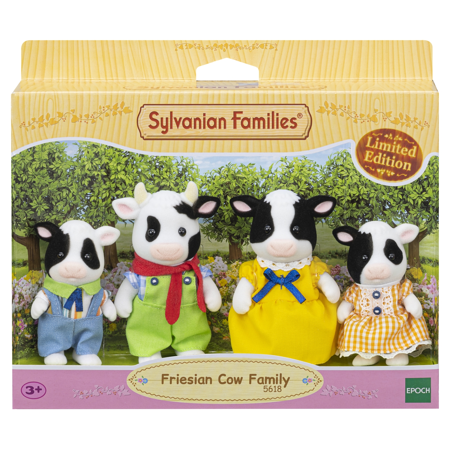 Набор игровой Sylvanian Families Семейство фризских коров 5618 купить по  цене 2599 ₽ в интернет-магазине Детский мир