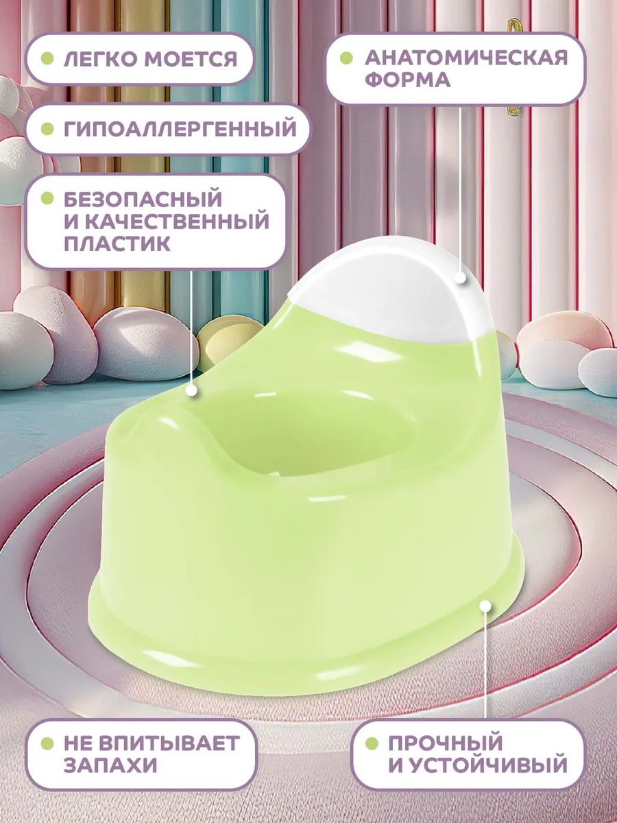 Горшок детский Компания Друзей анатомический с крышкой размер S - фото 2