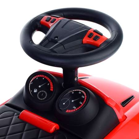 Каталка-толокар Полесье автомобиль SuperCar №2 со звуковым сигналом красная