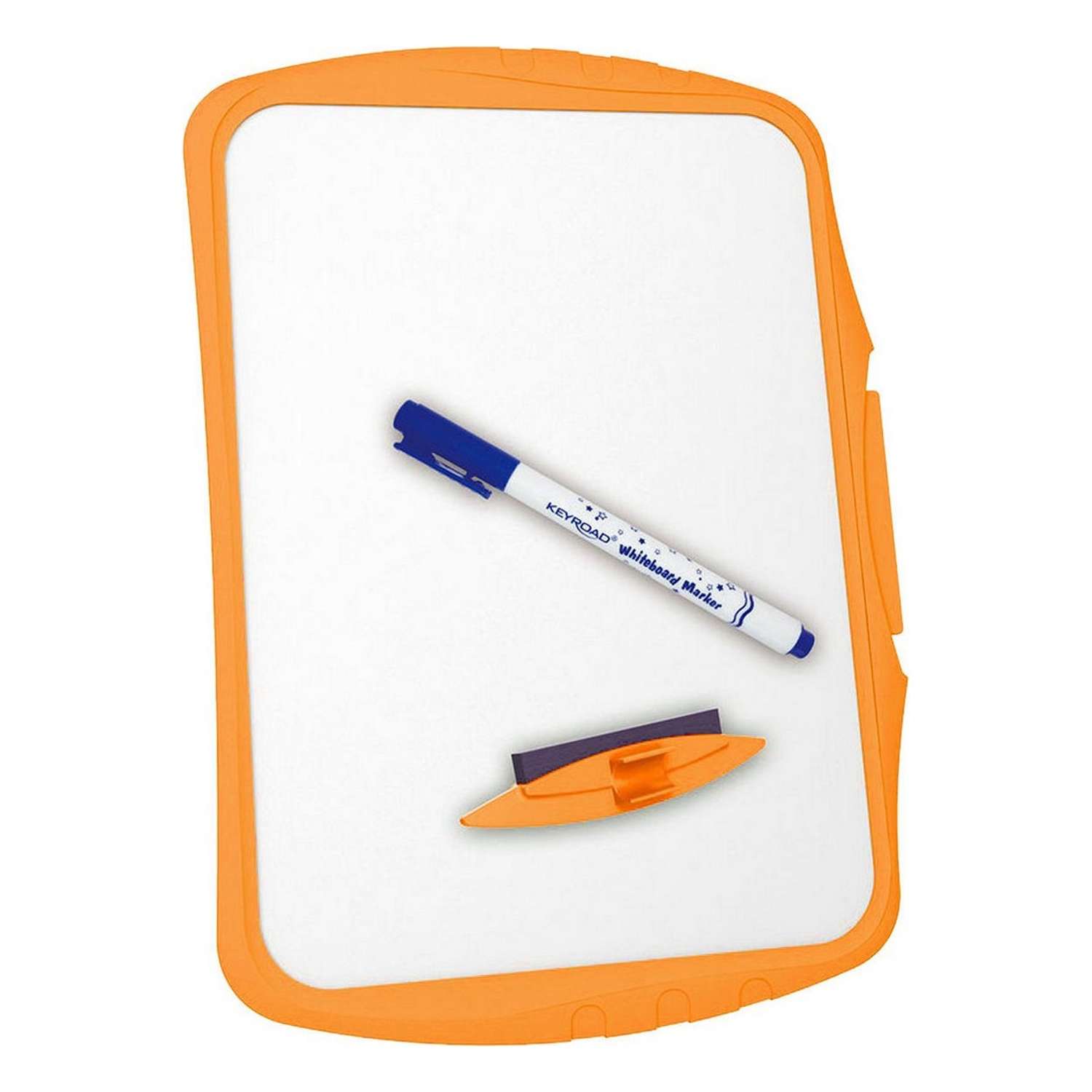Набор для рисования KEYROAD белая маркерная доска для письма и рисования маркер губка оранжевый - фото 1