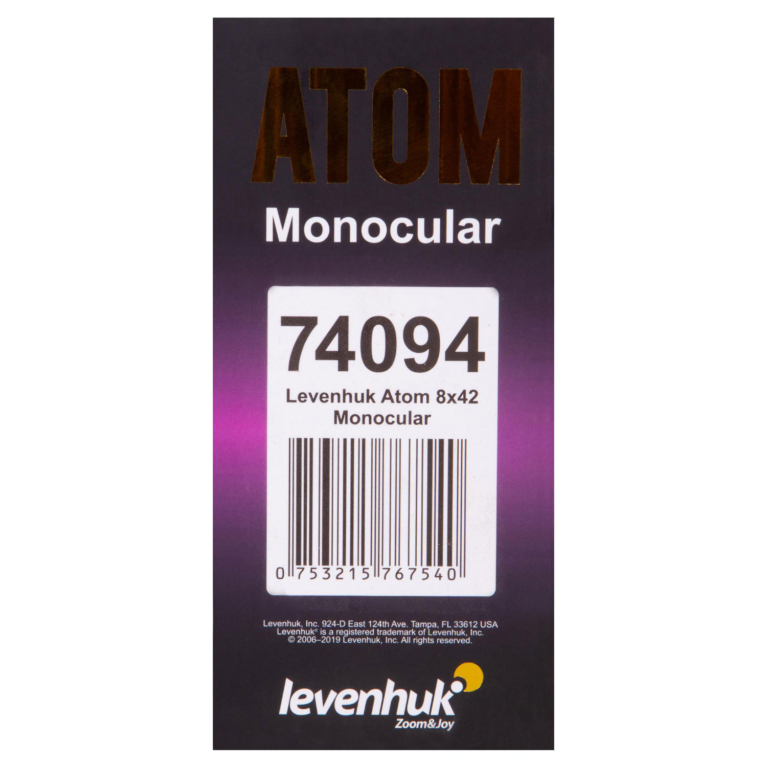 Монокуляр Levenhuk Atom 8x42 - фото 13