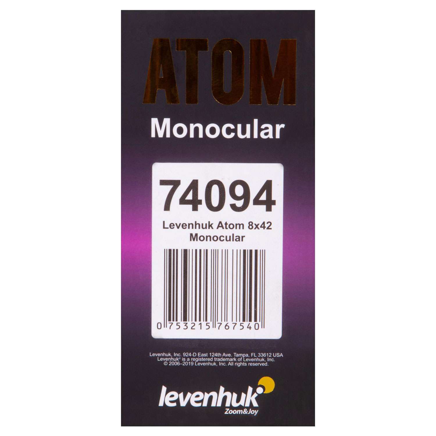 Монокуляр Levenhuk Atom 8x42 - фото 13