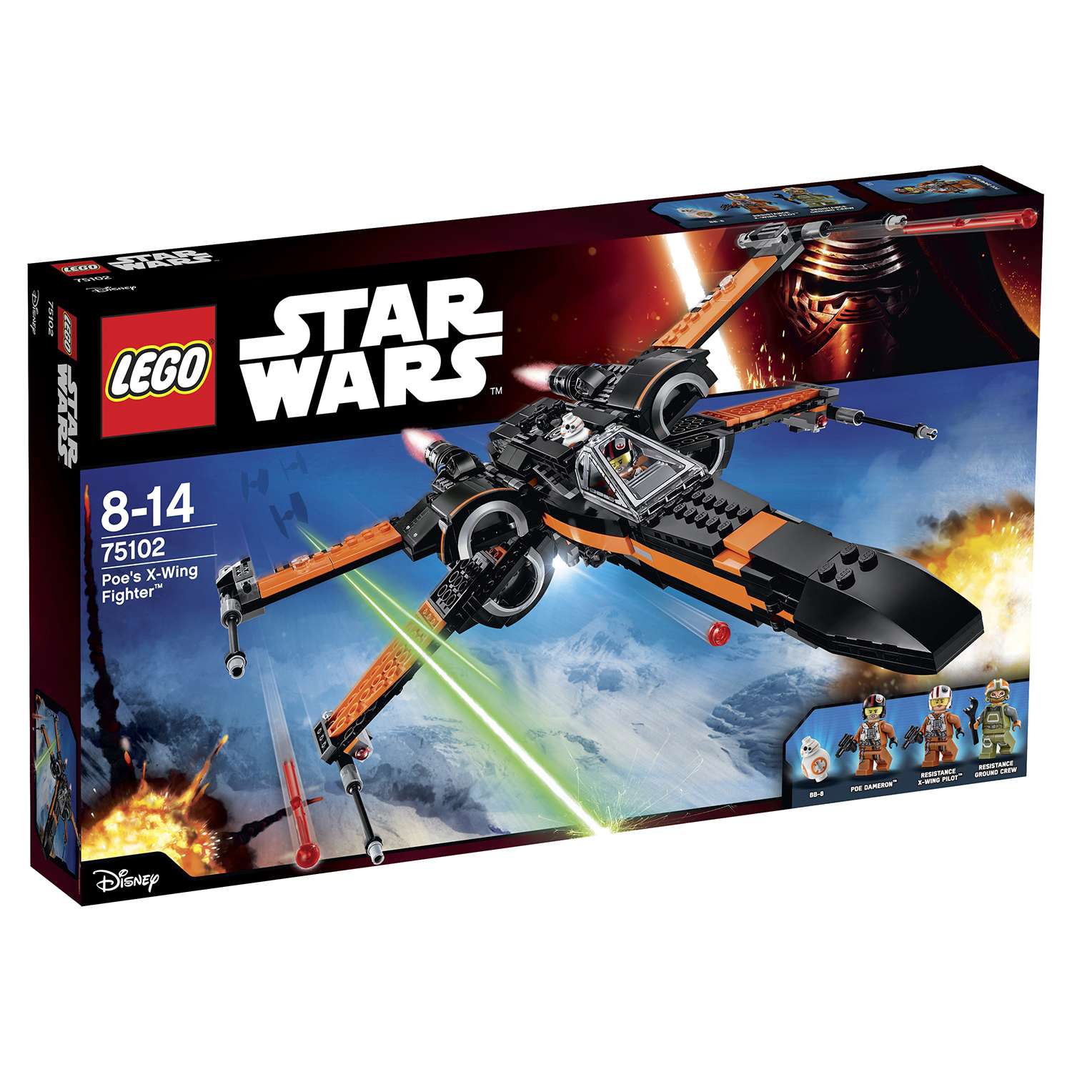 Конструктор LEGO Star Wars TM Истребитель По (Poe's X-Wing Fighter™) (75102) - фото 2