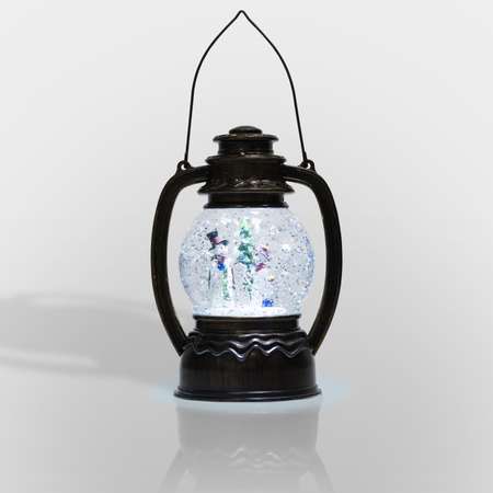 Светодиодный светильник-ночник NEON-NIGHT Снеговики с эффектом снегопада