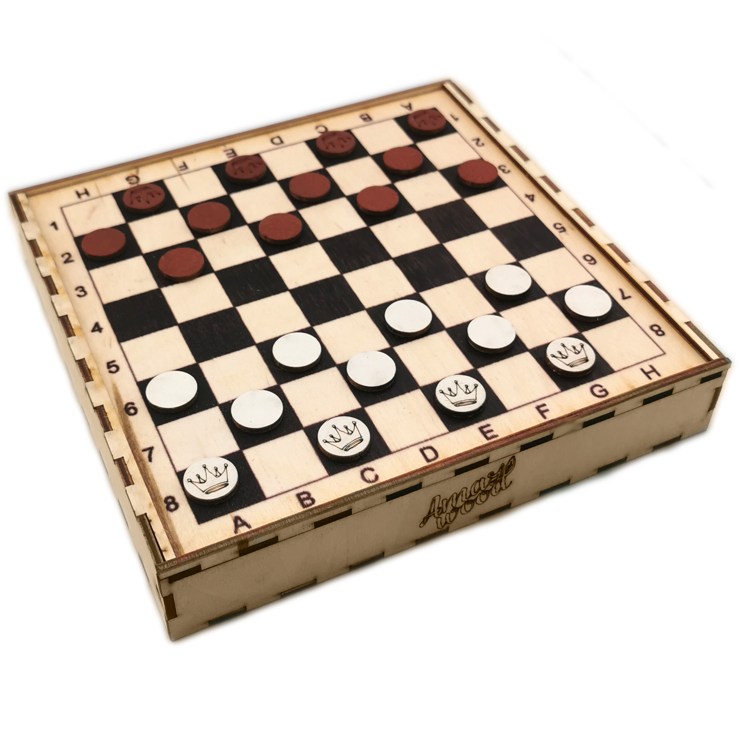 Игровой набор Amazwood шашки и шахматы aw9002 - фото 9