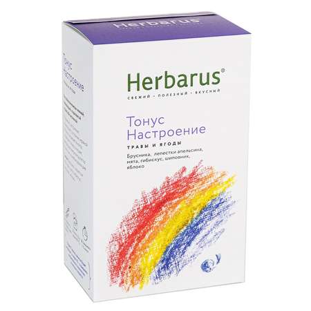 Напиток чайный Herbarus Тонус настроение травяной 50г