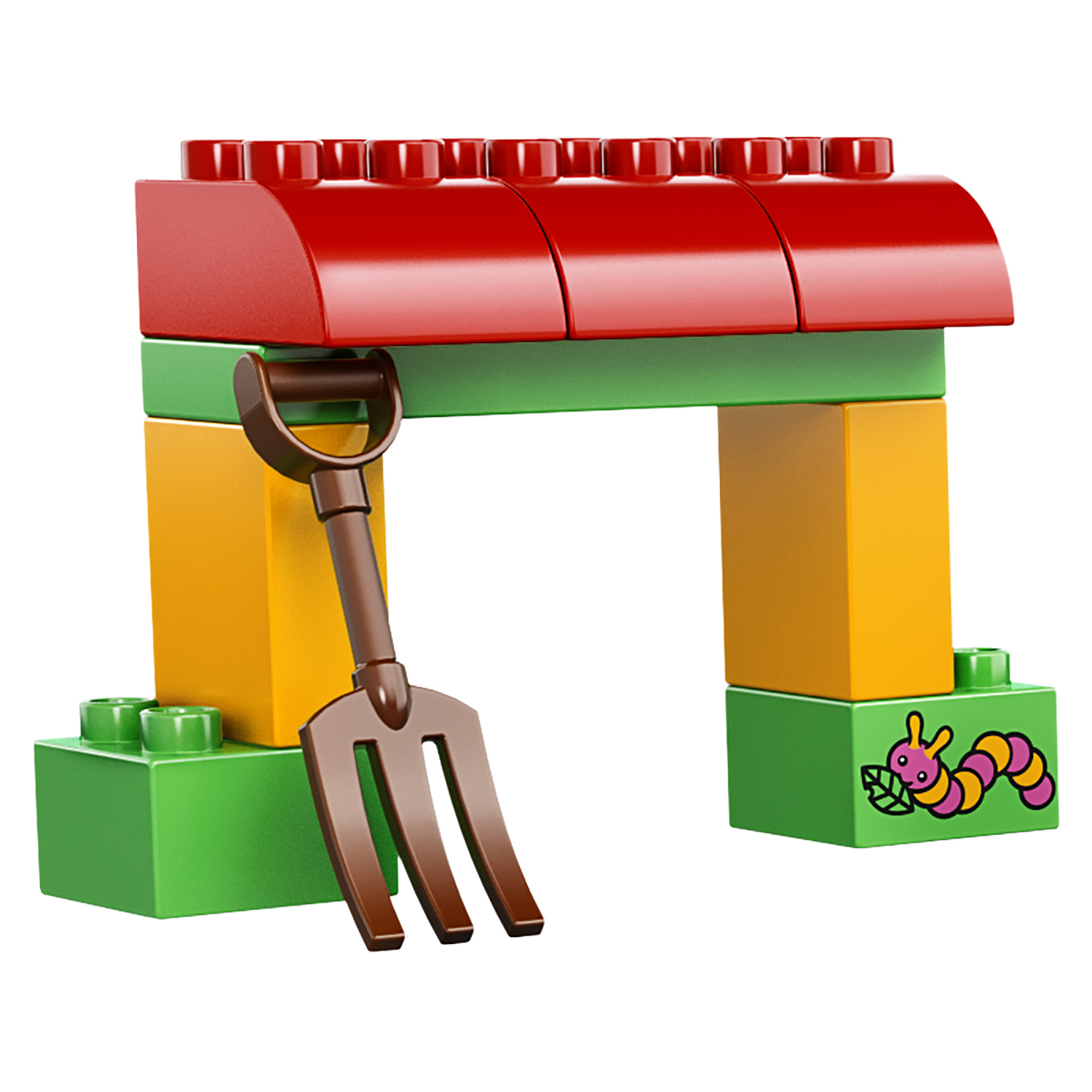 Конструктор LEGO DUPLO Сельскохозяйственный трактор блочный - фото 9