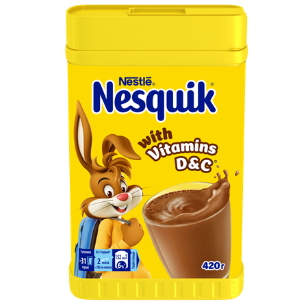 Какао-напиток Nesquik быстрорастворимый 420г