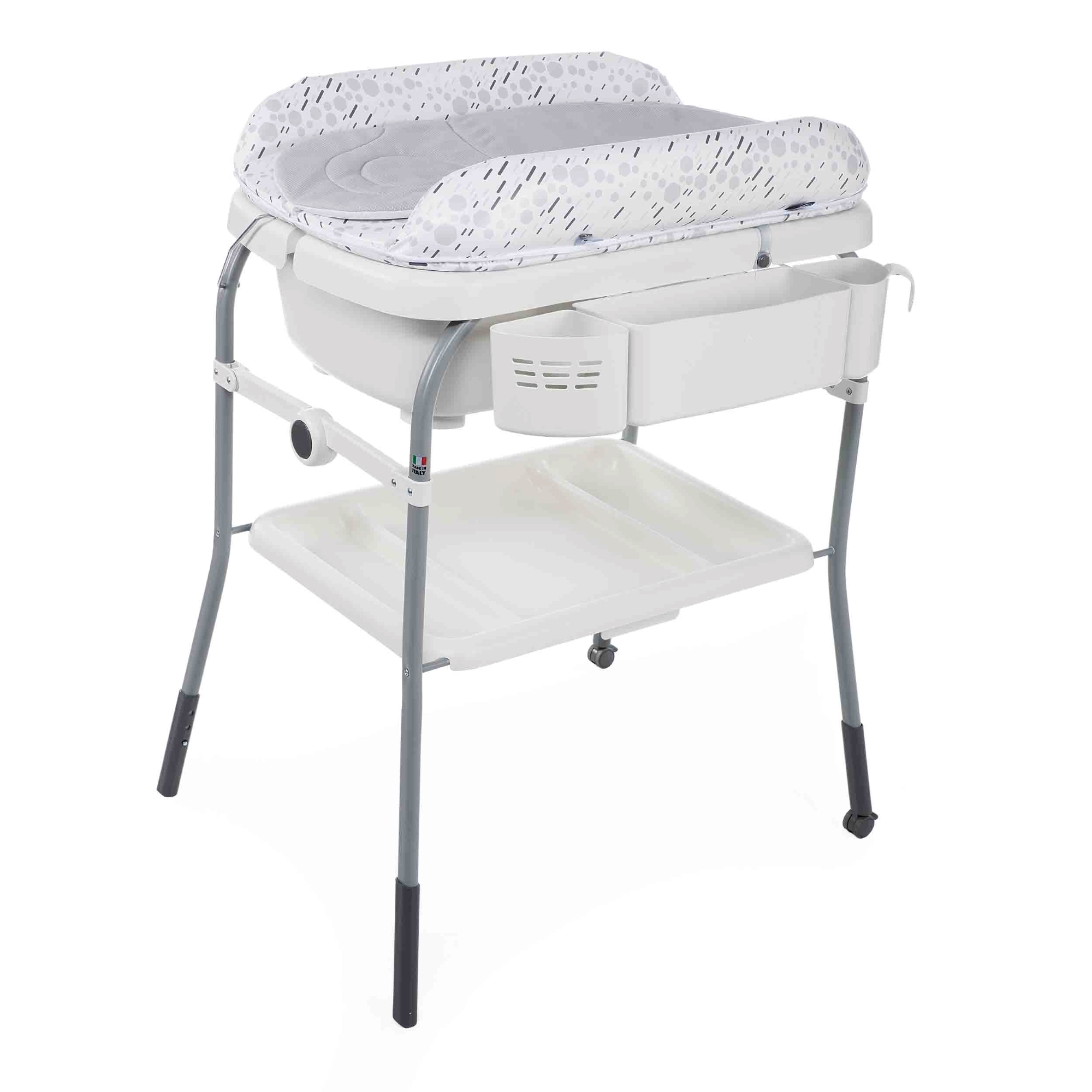 Столик CHICCO с ванночкой Cuddle and Bubble Comfort Cool Grey 00079348190000 - фото 1