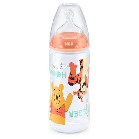 Бутылочка Nuk Disney First Choice Plus 300мл Персиковая