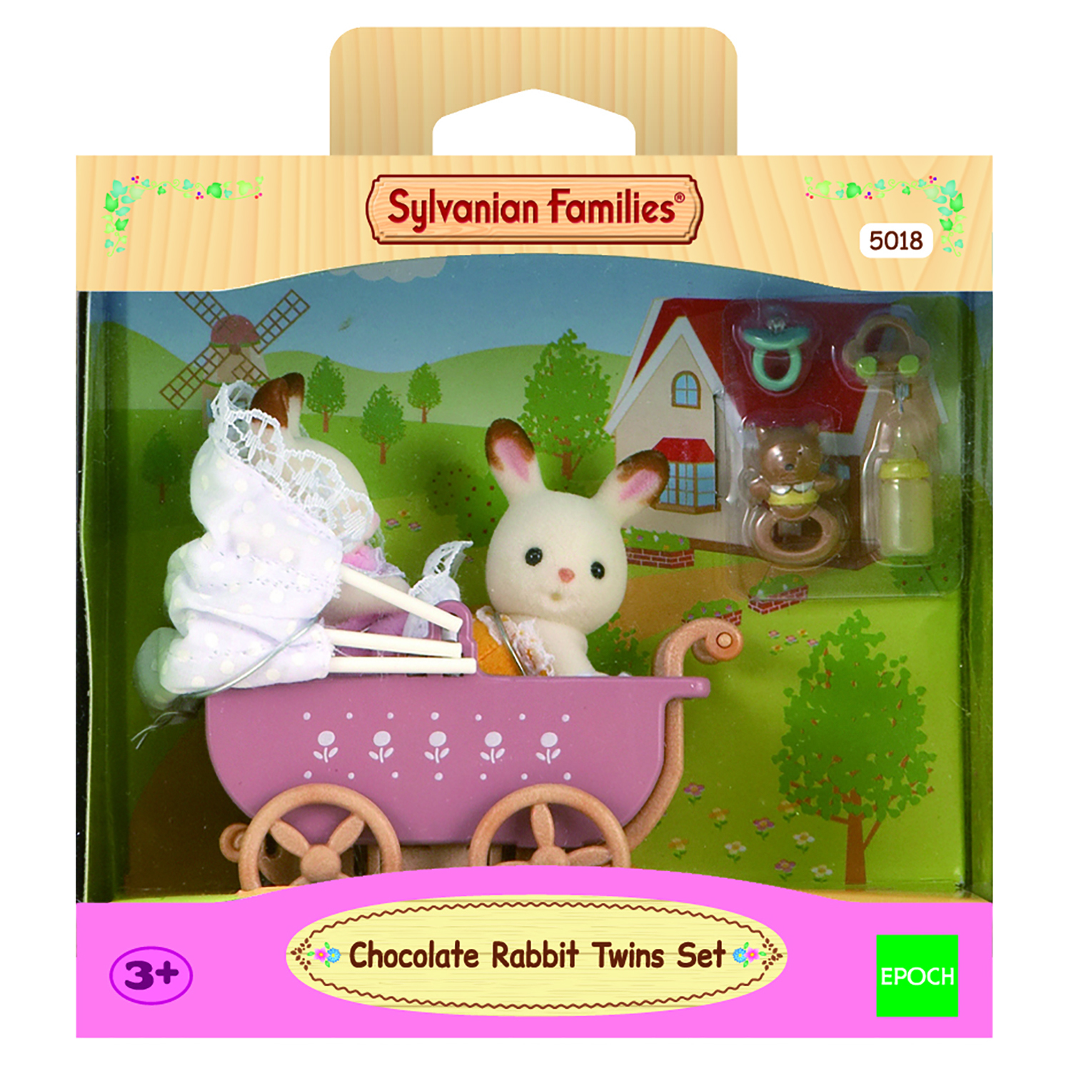 Набор Sylvanian Families Двойняшки в коляске (5018) купить по цене 299 ₽ в  интернет-магазине Детский мир