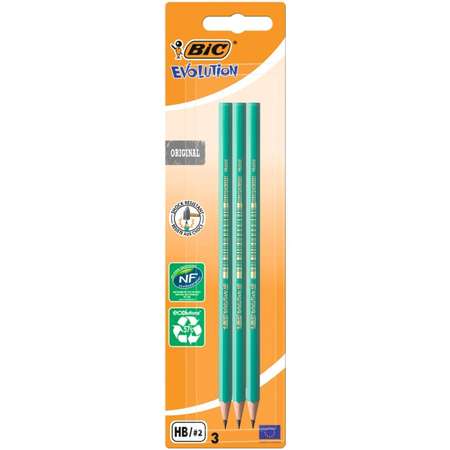 Карандаши простые BIC Evolution Original 3 шт