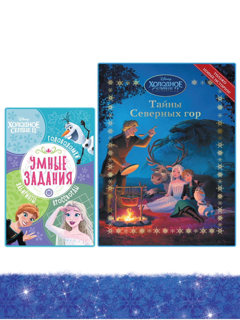 Книга Disney Холодное сердце Тайны Северных гор + Умные задания в комплекте  купить по цене 501 ₽ в интернет-магазине Детский мир