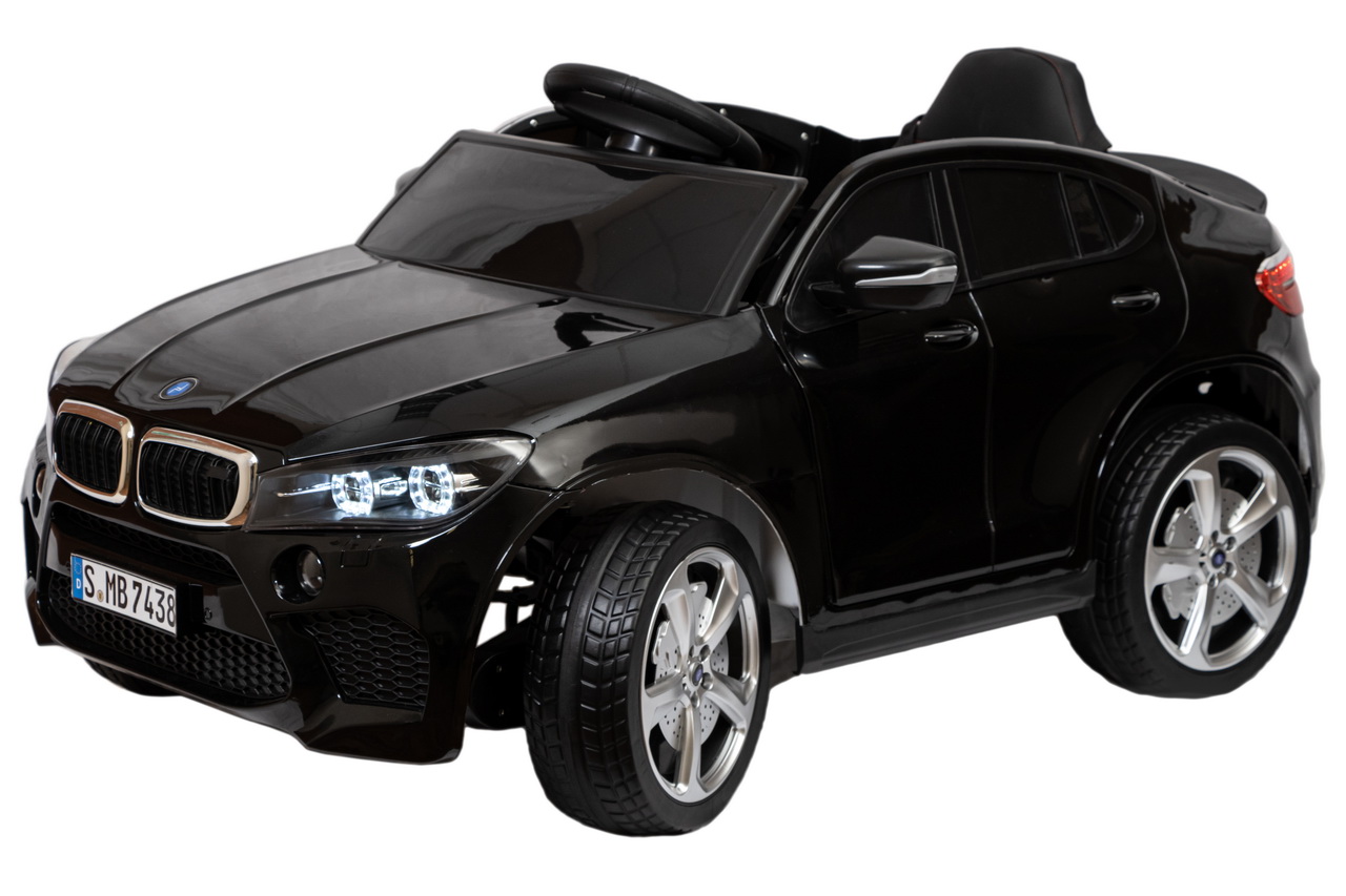 Детский электромобиль TOYLAND Джип Bmw X6 mini 4х4 7438 черный краска - фото 3