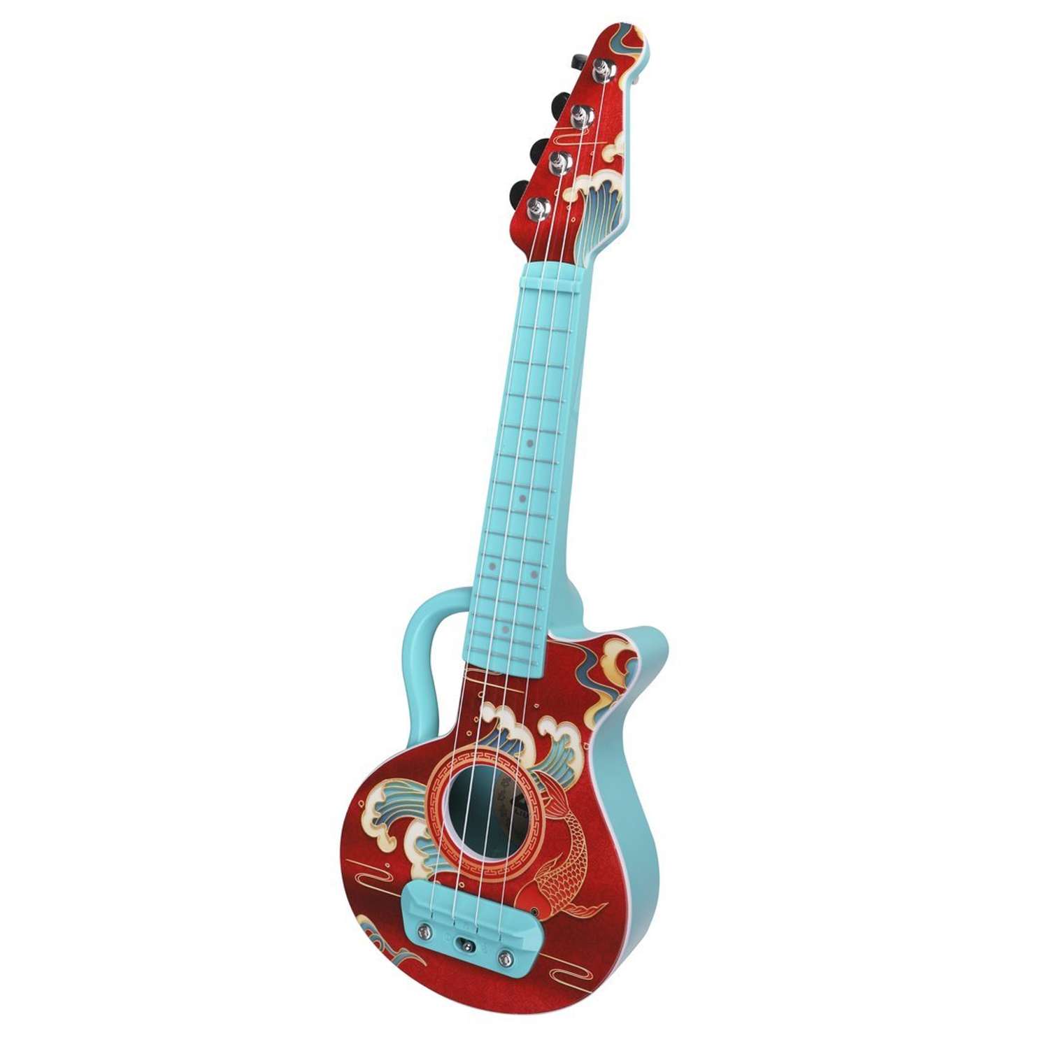 Гитара детская Наша Игрушка Развивающий музыкальный инструмент самоучитель - фото 2
