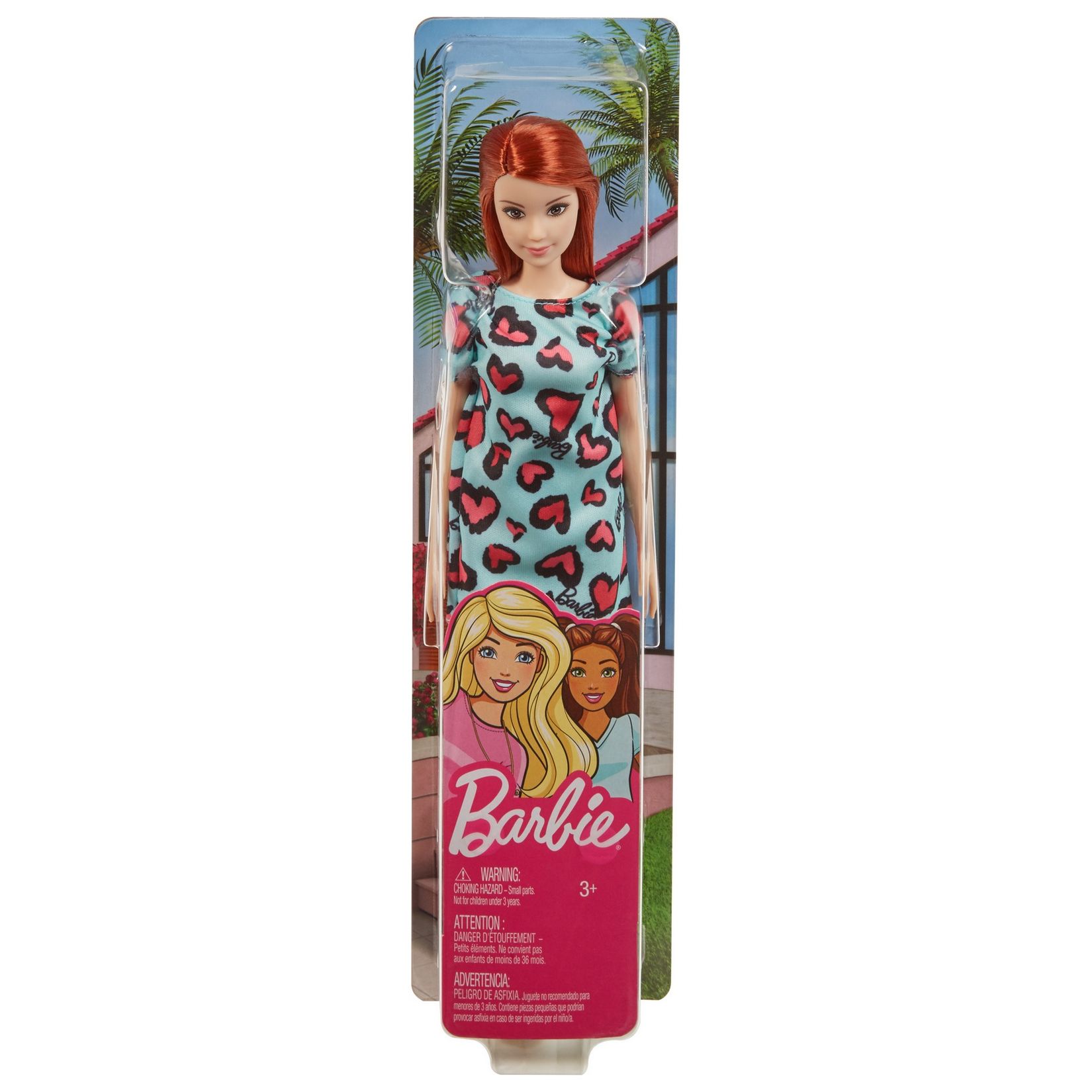 Кукла Barbie Игра с модой в голубом платье GHW48 купить по цене 349 ₽ в  интернет-магазине Детский мир