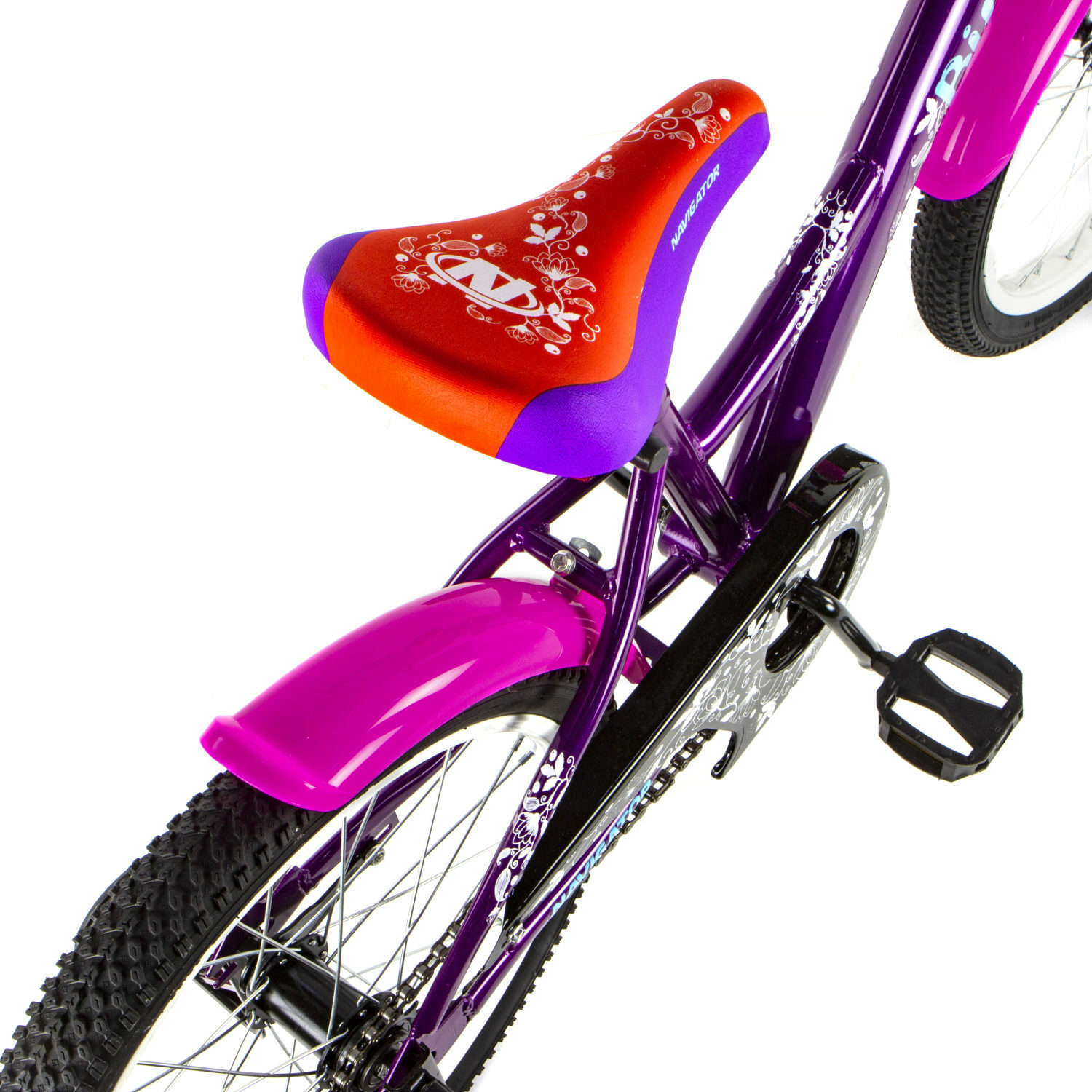 Детский велосипед Navigator Bingo чёрно- фиолетовый - фото 7