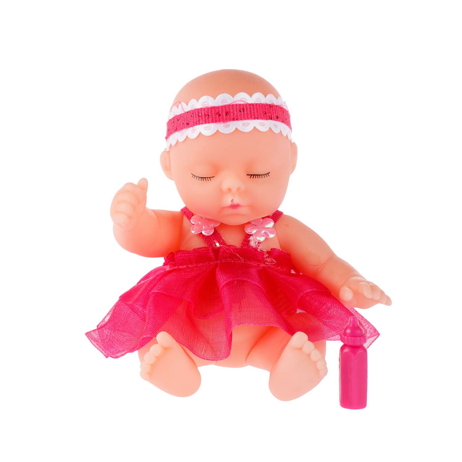 Кукла BABY STYLE Tutu Love в шаре малиновый в шелковом платье 8213/малиновый - фото 1