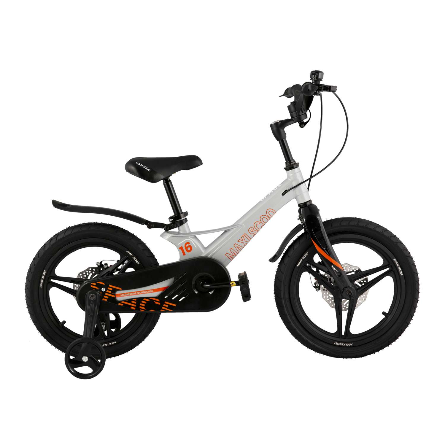 Детский двухколесный велосипед Maxiscoo Space делюкс 16 графит - фото 8