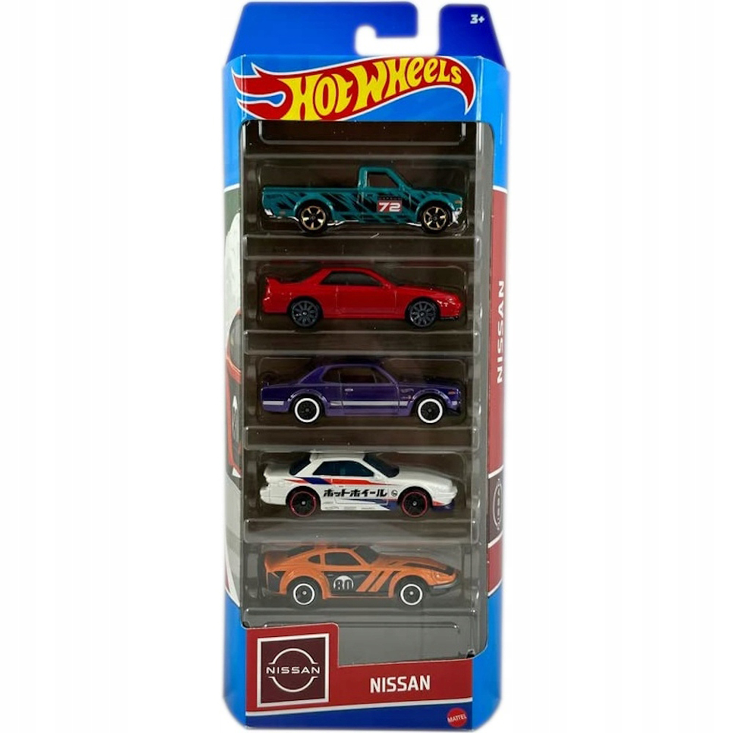 Игровой набор Hot Wheels Nissan nissan 1:64 без механизмов 1806-HLY73 - фото 1