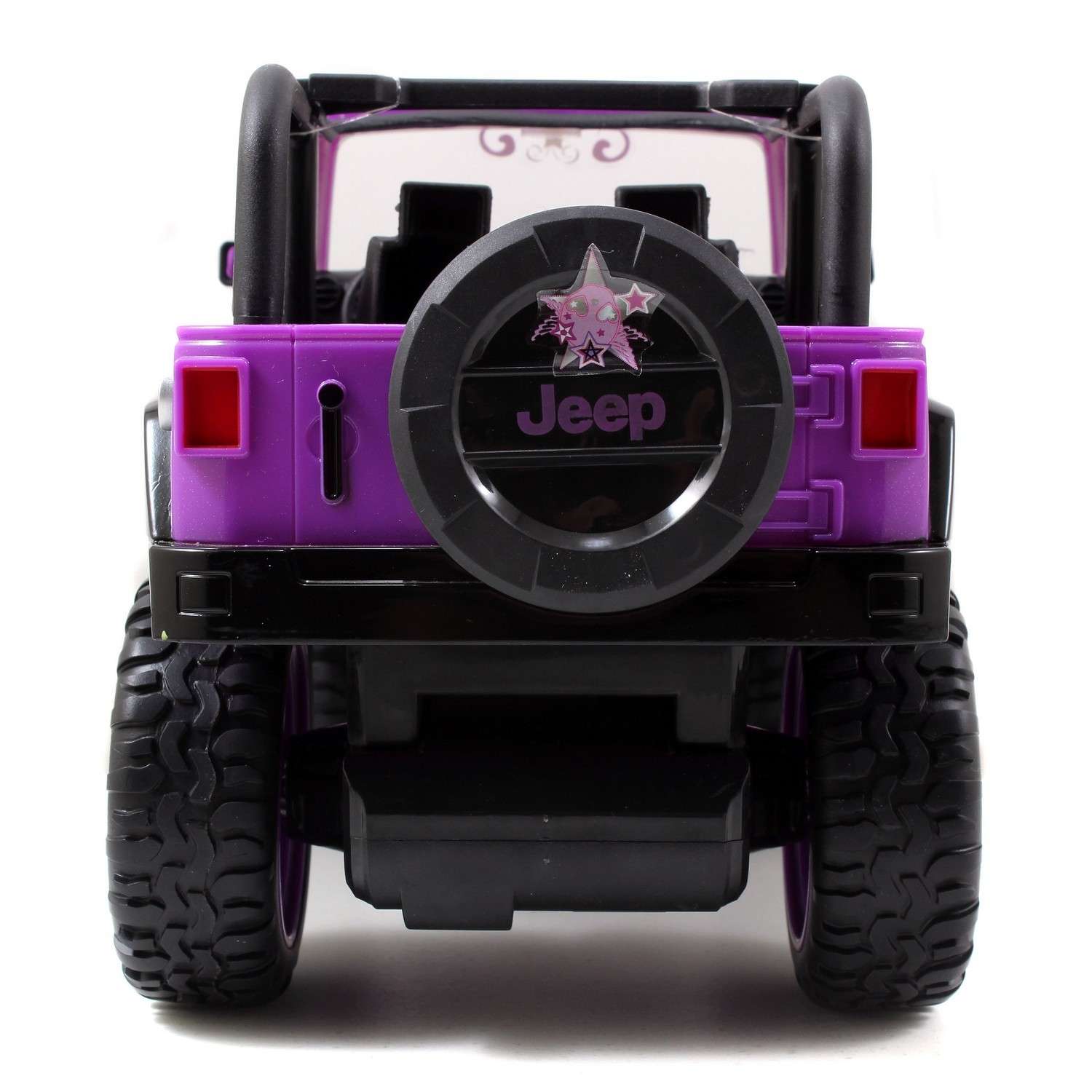 Машинка на радиоуправлении Jada масштаб 1:16 Girlmazing Jeep Фиолетовая 96962 - фото 4