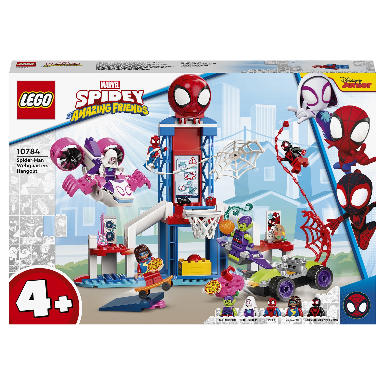 Конструктор LEGO Spidey Вечеринка в штабе Человека Паука 10784 купить по  цене 4399 ₽ в интернет-магазине Детский мир