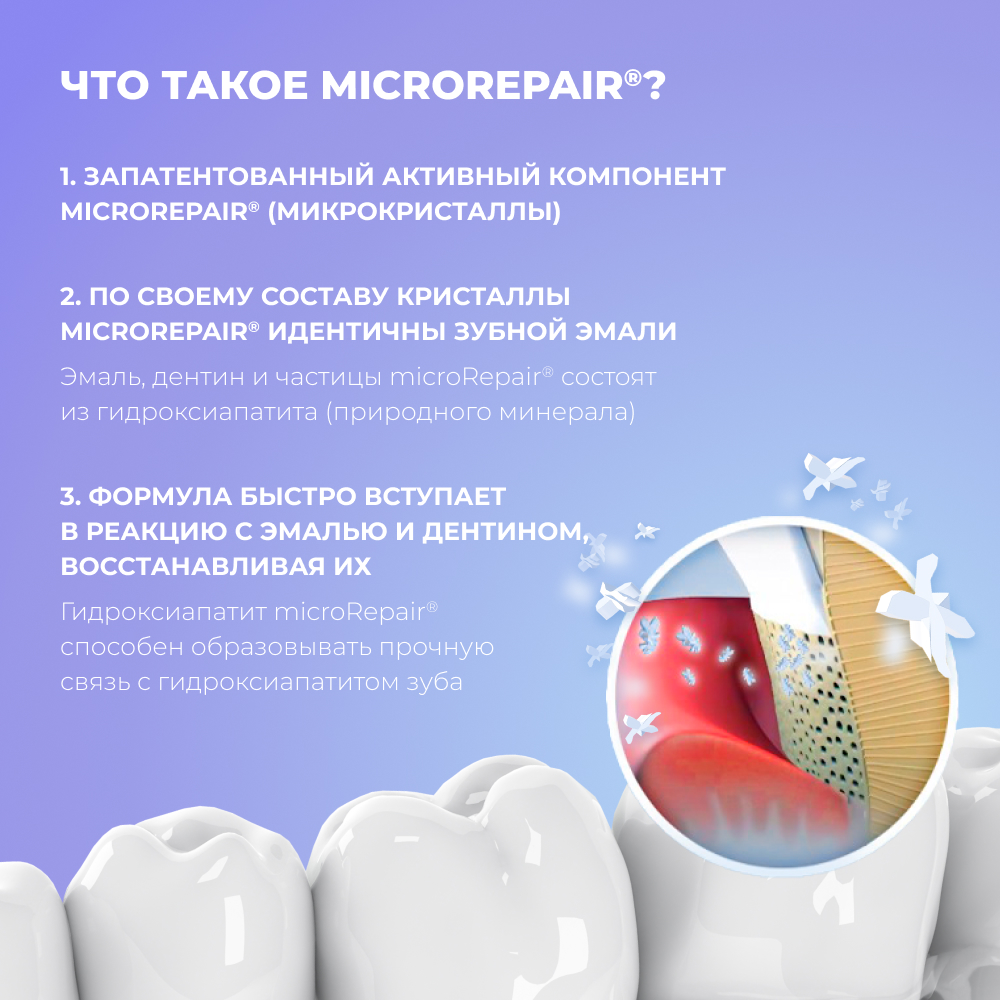 Зубная паста Biorepair Pro White сохраняющая белизну 75 мл - фото 3