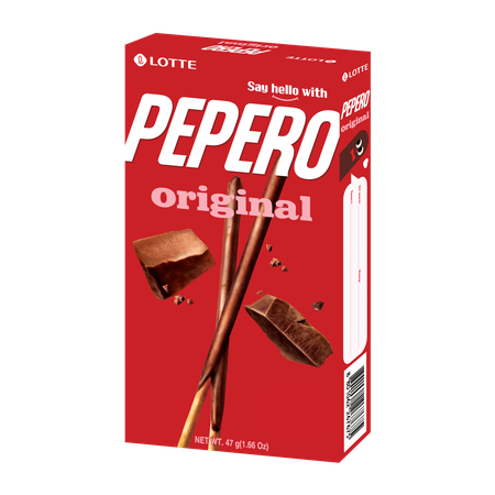 Соломка  Lotte Pepero Классическая с шоколадной глазурью 47г