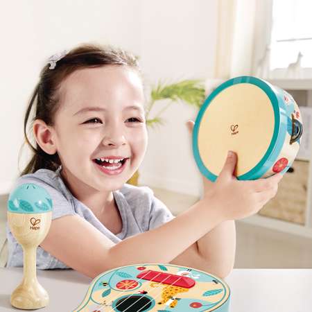 Детский игровой набор HAPE музыкальных инструментов 4в1 E0638_HP