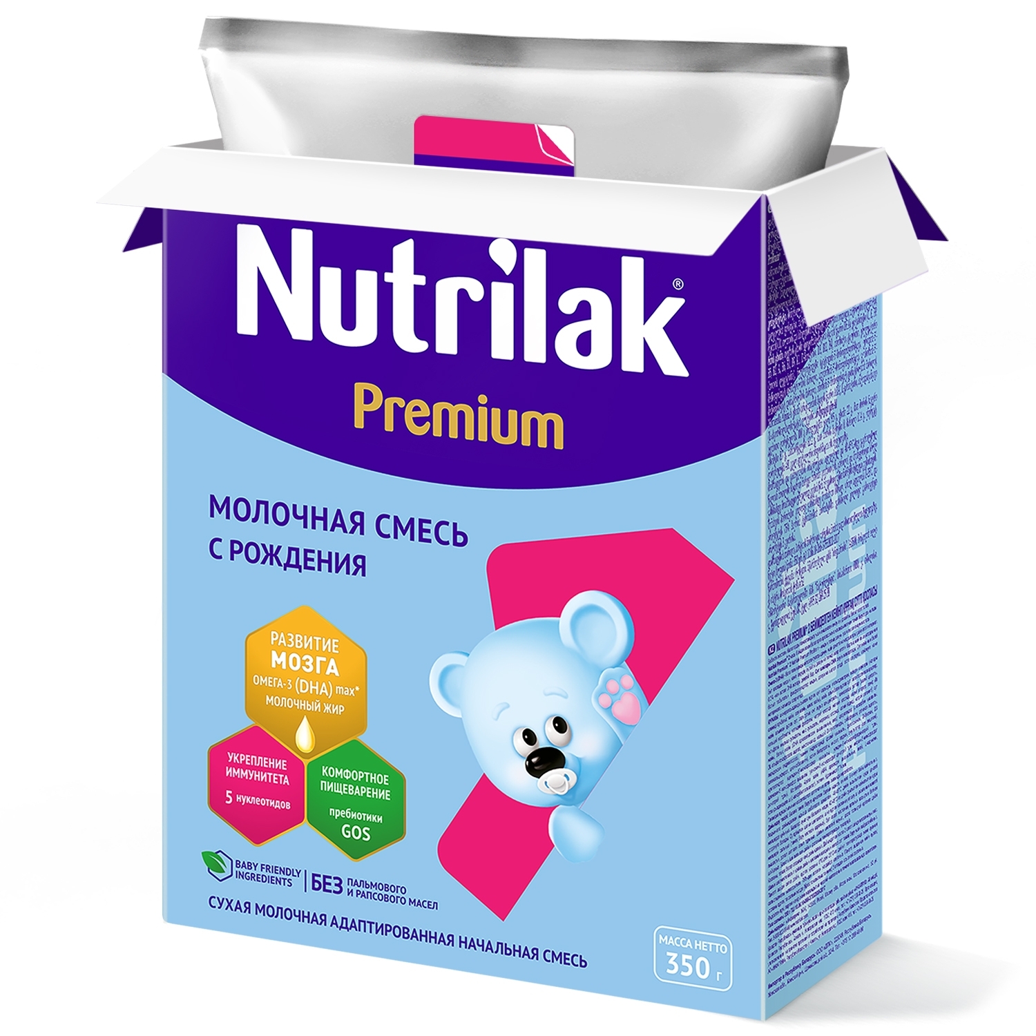 Смесь Nutrilak Premium 1 350г с 0месяцев - фото 10