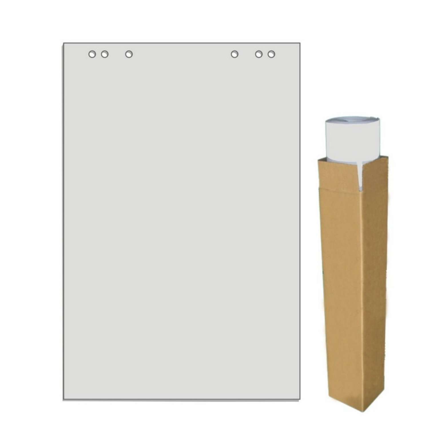 Блок бумаги для флипчартов Attache Economy ECO 600х900мм 20 листов 5 блоков в упаковке - фото 1